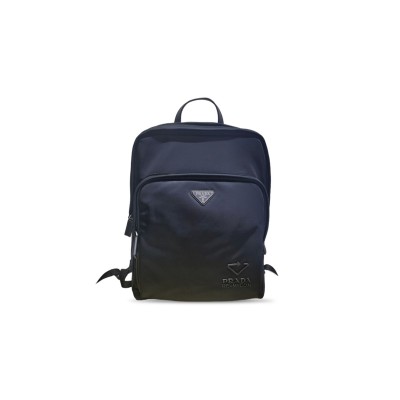 PRADA BLACK RE-NYLON BACKPACK 2VZ081 (38.5*30*19cm) 